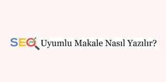 SEO Uyumlu Makale Nasıl Yazılır?