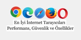 En İyi İnternet Tarayıcıları: Performans, Güvenlik ve Özellikler
