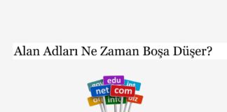Alan Adları Ne Zaman Boşa Düşer?